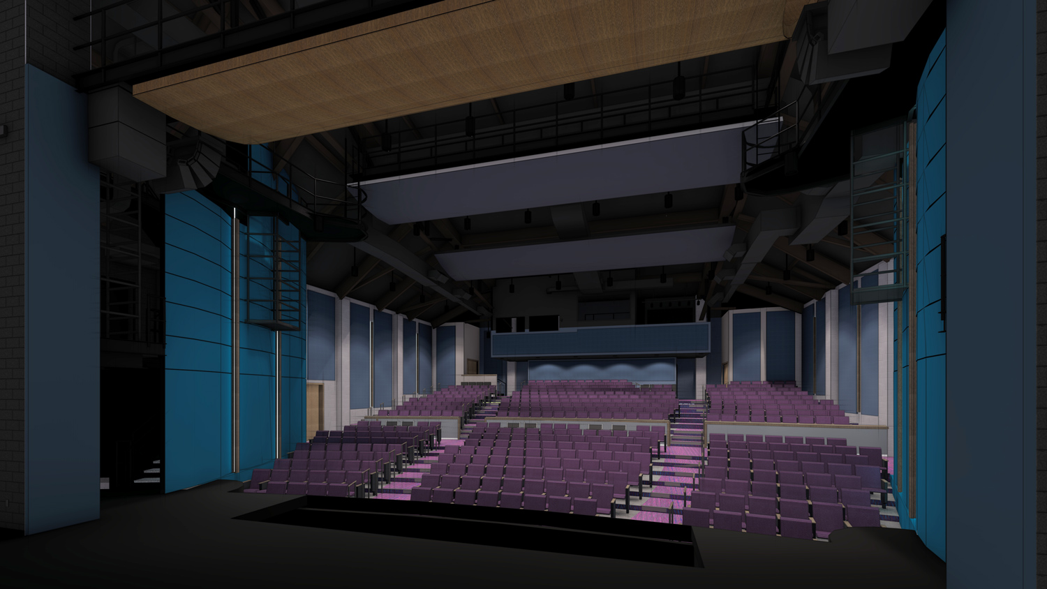 Interior Auditorium Rendering