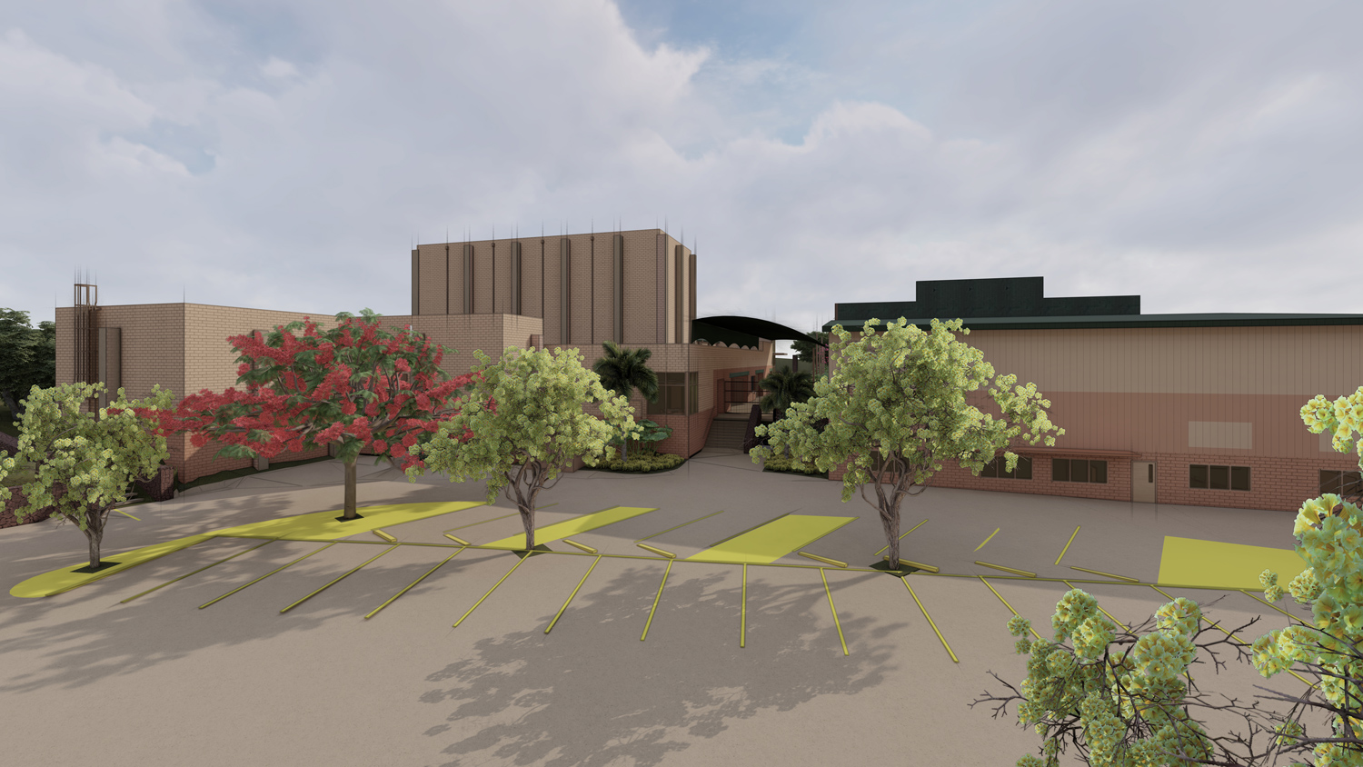 Parking Lot Rendering